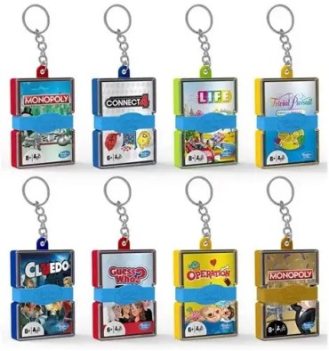 Hasbro Mini Game Sleutelhanger - Speelbare Mini Bordspellen - Kies jouw favoriet Hasbro Mini Game Sleutelhanger - Speelbare Mini Bordspellen - Kies jouw favoriet
