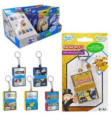 Hasbro Mini Game Sleutelhanger - Speelbare Mini Bordspellen - Kies jouw favoriet Hasbro Mini Game Sleutelhanger - Speelbare Mini Bordspellen - Kies jouw favoriet