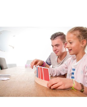 Houten kaartenhouder XL