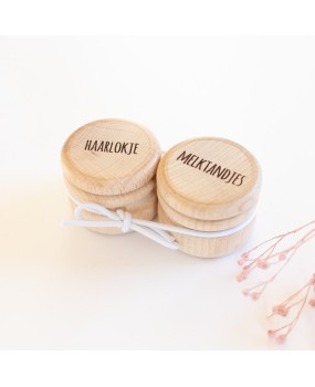 Fien & Feau bewaardoosje melktandjes + Haarlokje Fien & Feau bewaardoosje melktandjes + Haarlokje