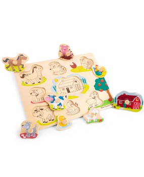 New Classic Toys Knoppuzzel boerderij 