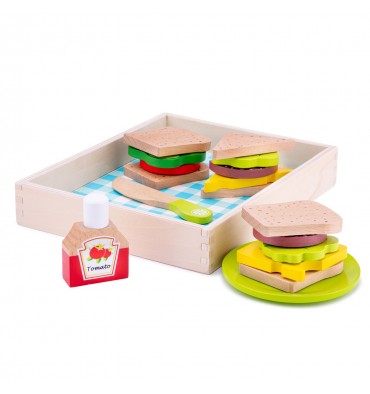 New Classic Toys Snijset Lunch Picknick box 