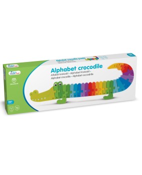 New Classic Toys alfabet puzzel krokodil 