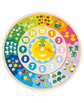 New Classic Toys puzzelklok zon New Classic Toys puzzelklok zon