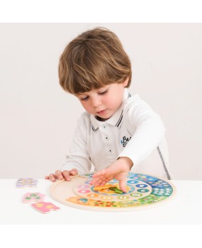 New Classic Toys puzzelklok zon