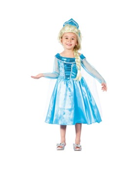 Kinderkostuum Winter Prinses 3-4 Jaar