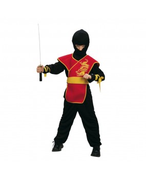 Verkleedset Ninja Meester 4-6 Jaar