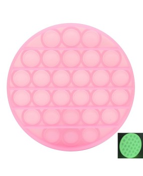Pop it fidget glow in the dark roze