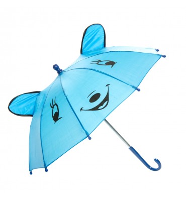 Vrolijke Dieren Paraplu - Blauw, Ø 50 cm