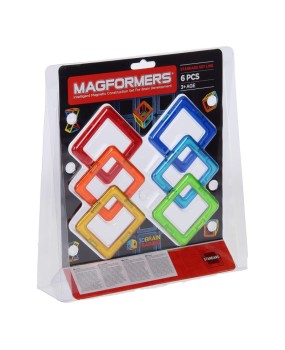Magformers Set Vierkant 6 delig