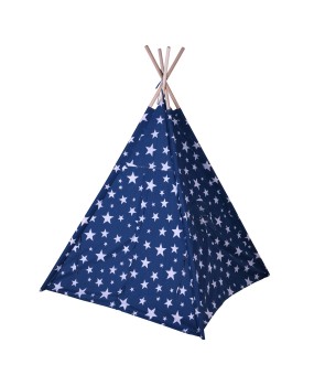 Tipi Tent Blauw met Sterren