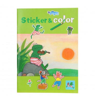 Kikker Sticker- en Kleurboek