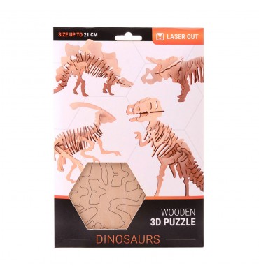 Houten Bouwpakket Dinosaurus 3D