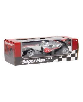 F1 Raceauto met Licht en Geluid - Zilver