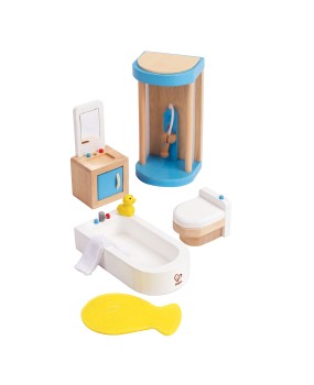 Hape Poppenhuis Badkamer