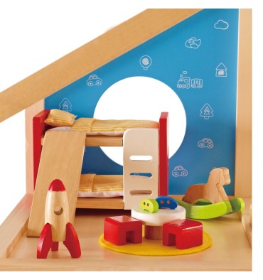 Hape Poppenhuis Kinderkamer