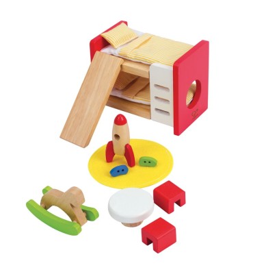 Hape Poppenhuis Kinderkamer
